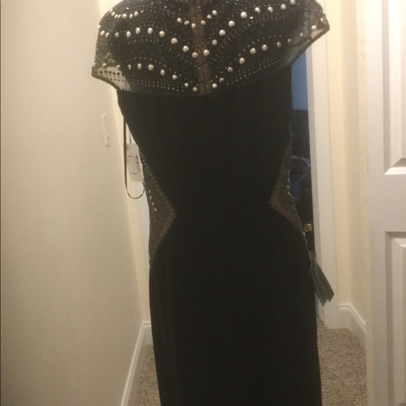 Tadashi Black Gown Sz 12 - Picture 3 of 5